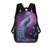 sinyumoney Enchanted Peacock Fantasy Sac À Dos Imprimé 3D Pour Enfants, Sac À Dos Léger Pour Écoliers Et Écoliers, Sac À Goûter Pour La Crèche 17inch