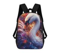 sinyumoney Enchanted Swan Fantasy -2 Sac À Dos Scolaire Pour Enfants, Imprimé En 3D, Sac À Dos Tendance Pour Garçons, Élèves Du Primaire Et Du Collège 17inch