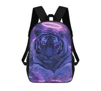 sinyumoney Enchanted Tiger Aura Sac À Dos Enfant, Cartable, Sac D'école, Motif Dessin Animé 3D, Sac Pour Ordinateur Portable, Pour Garçons Et Filles 17inch