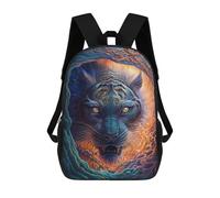 sinyumoney Enchanted Tiger Portrait Sacs À Dos Décontractés Pour Enfants, Sacs D'école Pour Adolescents, Filles Et Garçons, Sacs À Dos Pour Livres 17inch