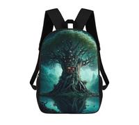 sinyumoney Enchanted Tree House -1 Sac À Dos Scolaire Imprimé En 3D Pour Enfants, Sac À Dos De Voyage, Sac Tendance Et Décontracté Pour Écoliers 17inch