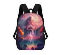 sinyumoney Enchanted Waterfall Paradise -1 Sac À Dos, Cartable Imprimé En 3D, Sac À Goûter, Sac À Dos De Voyage, Sac À Dos Entre Amis, Sac À Dos Scolaire Pour Filles Et Garçons 17inch