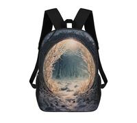 sinyumoney Enchanted Winter Portal Sac À Dos Imprimé 3D Pour Enfants, Sac À Dos Léger Pour Écoliers Et Écoliers, Sac À Goûter Pour La Crèche 17inch