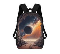 sinyumoney End of The Universe Sac À Dos Imprimé En 3D Pour Enfants, Sac À Dos Scolaire, Sac À Dos De Voyage Pour Enfants, Sac À Livres Grande Capacité, Sac À Dos Pour Enfants 17inch
