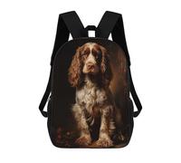 sinyumoney English Cocker Spaniel Sac À Dos Scolaire Imprimé En 3D Pour Garçons Et Filles, Sac À Dos Pour Ordinateur Portable Pour Enfants/étudiants/adultes 17inch