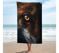 sinyumoney Ensemble de Serviettes de Bain Golden Eye of The Wild pour Une Peau Douce, séchage Rapide, Serviette de Plage résistante, idéale pour la Plage et la Piscine, 130 cm x 80 cm