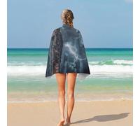 sinyumoney Ensemble de Serviettes de Plage Dundee Storm on The Tay Basics, Serviette de Plage d'été idéale pour la Plage, 130 cm x 80 cm