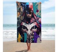 sinyumoney Ensemble de Serviettes de Plage Ultra Douces Batman Urban Legend Basics, idéales pour Les Voyages, Le Camping et la Plage (130 cm x 80 cm).