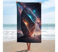 sinyumoney Ensemble de Serviettes Rock on The Moon Basics : Serviette de Bain absorbante idéale pour la Plage, Le Spa, la Salle de Sport, l’hôtel et la Salle de Bain Quotidienne (Taille Unique).