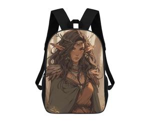 sinyumoney Epic Elf Druid Sacs À Dos Pour Enfants, Cartables, Sacs À Dos Scolaires Imprimés En 3D, Sacs À Dos De Voyage Tendance Pour Enfants (primaire, Collège) 17inch