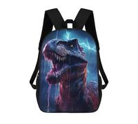 sinyumoney Epic Lightning T Rex Sac À Dos Imprimé En 3D Pour Enfants, Sac À Dos Scolaire, Sac À Dos De Voyage Pour Enfants, Sac À Livres Grande Capacité, Sac À Dos Pour Enfants 17inch
