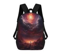 sinyumoney Epic Mysterious Universe Sac À Dos Scolaire Imprimé En 3D Pour Enfants, Sac À Dos De Voyage Tendance Et Décontracté Pour Écoliers 17inch