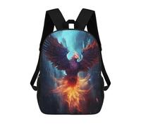 sinyumoney Epic Rainy Phoenix Sac À Dos Pour Enfants, Impression 3D, Sac D'école Pour Garçons Et Filles, Sac À Dos Tendance Et Décontracté Pour Écoliers 17inch