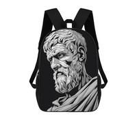 sinyumoney Epictetus Philosopher Sac À Dos Scolaire Imprimé En 3D Pour Enfants, Sac À Dos De Voyage, Sac Tendance Et Décontracté Pour Écoliers 17inch