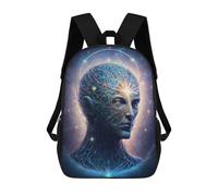 sinyumoney Esoteric Zen Universe V3 Sac À Dos Scolaire Enfant Tendance Et Décontracté, Sac À Dos Imprimé En 3D Pour Garçon, Grand Sac À Dos 17inch