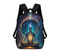 sinyumoney Esoteric Zen Universe V6 Sacs À Dos Imprimés En 3D Pour Enfants, Sacs D'école Tendance Pour Garçons, Sacs De Voyage, Sacs Scolaires Pour Élèves Du Primaire 17inch
