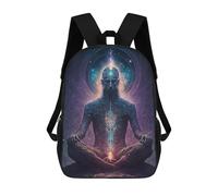 sinyumoney Esoteric Zen Universe V8 Sac À Dos Enfant Tendance Et Amusant, Sac À Dos Pour Garçons Et Adolescents, Sac D'école Imprimé En 3D Pour Garçons 17inch
