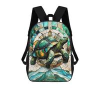 sinyumoney Eternal Kintsugi Tortoise Sacs À Dos Pour Garçons, Cartables Imprimés En 3D, Sacs À Dos De Voyage Tendance Pour Garçons (primaire, Collège) 17inch