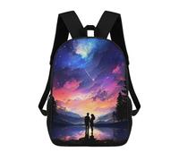 sinyumoney Eternal Starlight Sacs À Dos Scolaires Pour Enfants, Cartables Imprimés En 3D, Sacs D'école Tendance Pour Garçons, Élèves Du Primaire Et Du Collège 17inch