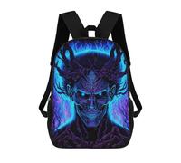sinyumoney Evil Demon Sac À Dos Scolaire Pour Adolescents, Imprimé En 3D, Ajustable, À Poches Tendance, Pour Enfants, Garçons, Filles, Étudiants Et Adolescents 17inch