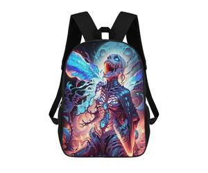 sinyumoney Evil Fairy with Moth Wings Sac À Dos Pour Garçons Et Adolescents, Sacs À Dos Pour Filles, Sacs À Dos Pour Tout-petits, Sacs À Livres Pour L'école Primaire Et Le Collège 17inch