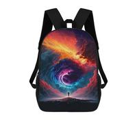 sinyumoney Exploring The Cosmic Portal Sac À Dos Scolaire Pour Enfants 17 Pouces, Sac À Dos Décontracté Pour Les Voyages, Grand Sac À Dos De Jour Pour Garçons Et Filles 17inch