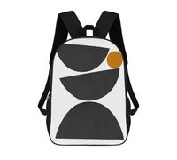 sinyumoney Expressive Figures 1 Sacs À Dos Pour Enfants, Sac À Dos Scolaire, Sac À Dos Imprimé En 3D Pour Enfants, Sac À Dos De Voyage, Sac À Livres, Sac D'école Pour Enfants 17inch