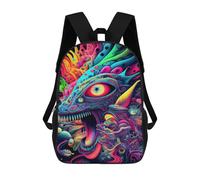 sinyumoney Eye Artwork Sac À Dos Scolaire Pour Enfants 17 Pouces, Sac À Dos Décontracté Pour Les Voyages, Grand Sac À Dos De Jour Pour Garçons Et Filles 17inch