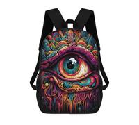 sinyumoney Eye Artwork Sacs À Dos Scolaires Pour Garçons Et Filles, Sacs À Dos Décontractés Pour Le Sport, Sacs À Dos De Grande Capacité Pour L'école Primaire 17inch