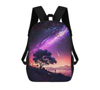 sinyumoney Fantasy Anime Stars Sunset Sacs À Dos Pour Garçons, Cartables Imprimés En 3D, Sacs À Dos De Voyage Tendance Pour Garçons (primaire, Collège) 17inch