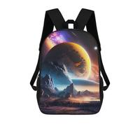 sinyumoney Fantasy Celestial Horizons Sac À Dos Imprimé 3D Pour Enfants, Sac À Dos Léger Pour Écoliers Et Écoliers, Sac À Goûter Pour La Crèche 17inch