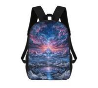 sinyumoney Fantasy Cityscape with Castle And Clouds Sacs À Dos Pour Enfants, Cartables, Sacs À Dos Scolaires Imprimés En 3D, Sacs À Dos De Voyage Tendance Pour Enfants (primaire, Collège) 17inch