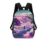 sinyumoney Fantasy Cloudscape Journey -1 Sac À Dos Enfant, Sac D'école, Sac À Dos Imprimé 3D Avec Motif De Dessin Animé, Grande Capacité, Pour Garçons Et Filles 17inch