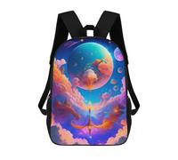 sinyumoney Fantasy Cloudscape with Celestial Lights Sacs À Dos, Sac À Dos Enfant, Sac D'école, Sac À Dos De Voyage Imprimé En 3D, Accessoire De Mode, Sac À Dos Imperméable Pour Enfants 17inch