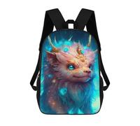 sinyumoney Fantasy Creature Art Print-4 Sac À Dos Scolaire Pour Enfants, 43 Cm (17 Pouces), Imprimé En 3D, Pour Garçons, Élèves Du Primaire Et Du Collège