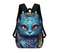 sinyumoney Fantasy Creature Portrait -1 Sac À Dos Enfant, Sac D'école, Sac À Dos Imprimé 3D Avec Motif De Dessin Animé, Grande Capacité, Pour Garçons Et Filles 17inch