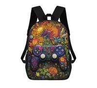 sinyumoney Fantasy Forest Controller Artwork Sac À Dos Imprimé Pour Enfants, Sac D'école, Sac De Voyage Pour Adultes Et Enfants 17inch