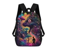 sinyumoney Fantasy Forest Encounter -1 Sac À Dos Scolaire Imprimé En 3D Pour Enfants, Sac À Dos De Voyage Tendance Et Décontracté Pour Écoliers 17inch