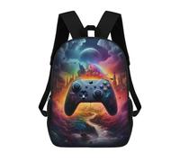 sinyumoney Fantasy Game Controller Artwork -3 Sac À Dos Scolaire Imprimé En 3D Pour Enfants, Sac À Dos De Voyage Tendance Et Décontracté Pour Écoliers 17inch