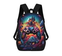 sinyumoney Fantasy Game Controller Artwork -8 Sac À Dos Pour Garçons Et Adolescents, Sacs À Dos Pour Filles, Sacs À Dos Pour Tout-petits, Sacs À Livres Pour L'école Primaire Et Le Collège 17inch