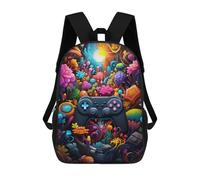sinyumoney Fantasy Game Controller Sac À Dos Scolaire Imprimé En 3D Pour Garçons Et Filles, Sac À Dos Pour Enfants, Sac De Voyage 17inch