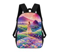 sinyumoney Fantasy Garden Journey Sac À Dos Pour Garçons Et Adolescents, Sacs À Dos Pour Filles, Sacs À Dos Pour Tout-petits, Sacs À Livres Pour L'école Primaire Et Le Collège 17inch