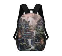 sinyumoney Fantasy Landscape 54 Sacs À Dos Pour Garçons, Cartables Imprimés En 3D, Sacs À Dos De Voyage Tendance Pour Garçons (primaire, Collège) 17inch