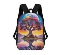 sinyumoney Fantasy Landscape Sac À Dos Scolaire, Sac À Dos Pour Garçons Et Adolescents, Cadeau, Sac À Dos Imprimé En 3D, Sac À Dos Scolaire, Sac À Livres 17inch