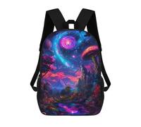 sinyumoney Fantasy Landscape with Galaxy Sacs À Dos Scolaires Pour Enfants, Sac D'école Tendance, Sac D'école Imprimé En 3D Pour Garçons, Élèves Du Primaire Et Du Collège 17inch