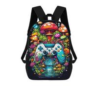 sinyumoney Fantasy Mushroom Forest Adventure Sac À Dos Imprimé Pour Enfants, Sac D'école, Sac De Voyage Pour Adultes Et Enfants 17inch