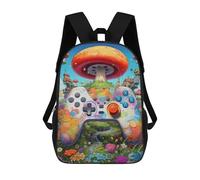 sinyumoney Fantasy Mushroom Land Adventure Sacs À Dos Décontractés Pour Enfants, Sacs D'école Pour Adolescents, Filles Et Garçons, Sacs À Dos Pour Livres 17inch