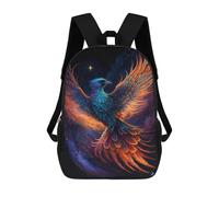 sinyumoney Fantasy Phoenix Art Print -1 Sacs À Dos Pour Enfants, Sac À Dos Scolaire Imprimé En 3D Pour Enfants, Sac À Dos De Voyage, Sac À Livres Pour Enfants 17inch Sac D'école