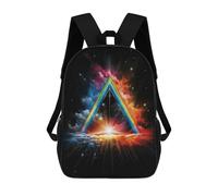 sinyumoney Fantasy Rainbow Space Sacs À Dos Scolaires Pour Enfants, Sac D'école Imprimé En 3D Pour Garçons, Élèves Du Primaire Et Du Collège 17inch
