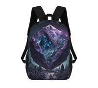 sinyumoney Fantasy Space Landscape Sac À Dos Scolaire Pour Filles Et Garçons, Sac À Dos Avec Poche, Sac À Dos Tendance Pour Enfants 17inch